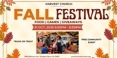 Harvest Church Fall Trunk or Treat Fest