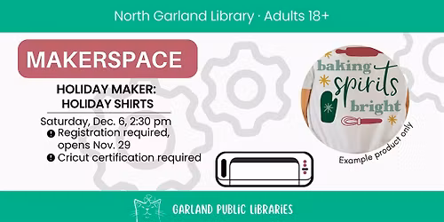 Holiday Makerspace: Holiday Shirts