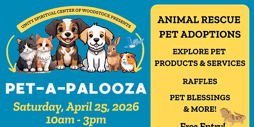 Pet A Palooza A Celebration of Pets & Adoption!