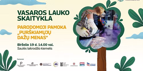Parodomoji pamoka \u201ePur\u0161kiam\u0173j\u0173 da\u017e\u0173 menas\u201c
