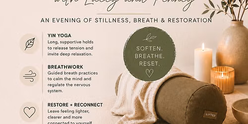 Yin + Breathwork with Lacey and Penney