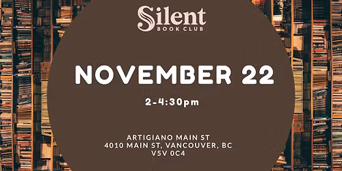 Silent Book Club - November Meeting [15\/15 FULL]