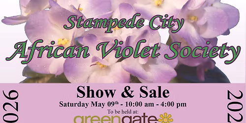 Stampede City African Violet Society Show & Sale