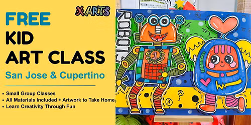 FREE Kids Art Trial Class | Drawing, Painting & Creativity | San Jose