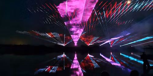 Spectacle laser : F\u00e9erie bor\u00e9ale \u2744\ufe0f 