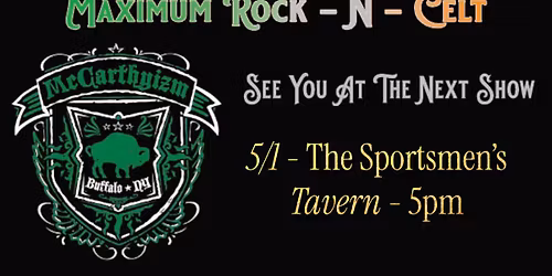 Friday, May 1st Sportsmen\u2019s Happy Hour