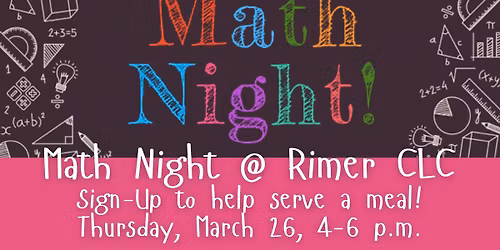 Math Night @ Rimer CLC