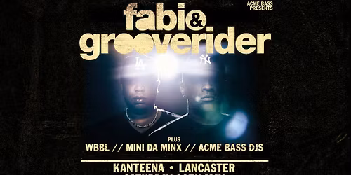 Fabio &amp; Grooverider