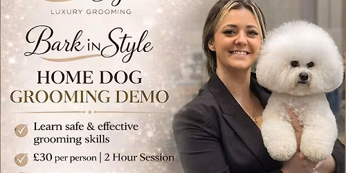 Maintenance between dog grooming demo