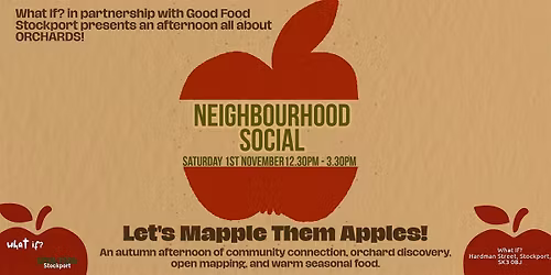 Neighbourhood Social - Let's Mapple Them Apples!