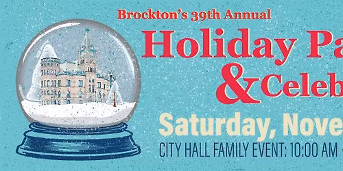 Brockton's 39th Annual Holiday Parade and Celebration