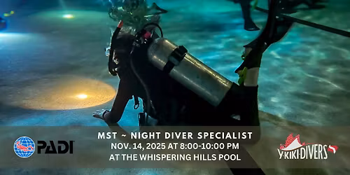 MST ~ Night Diver Specialist AquaMission