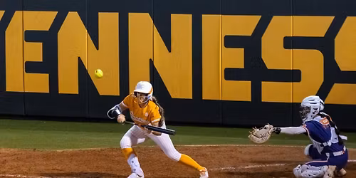 Parking Ole Miss Rebels at Tennessee Lady Volunteers Softball