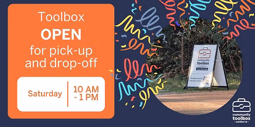 Toolbox OPEN Saturday, June 13