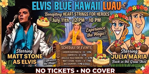Elvis Blue Hawaii Luau