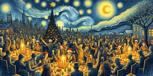 It's Yuletide. Let's Party. Food, Music, Quiz, Hot Drinks, Fun . . ,