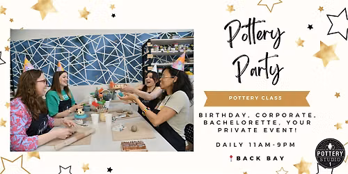 Private Party with Pottery Class - Back Bay