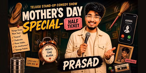 Mother's Day Special - HALF TICKET