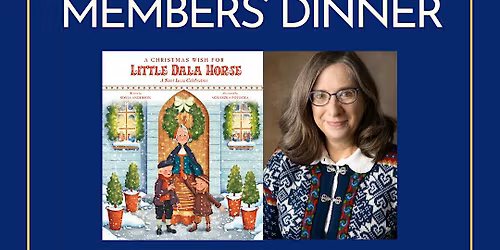 Members' Dinner w\/ Special Guest Author Sonja Anderson