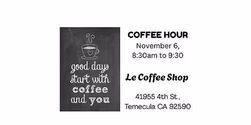 COFFEE HOUR