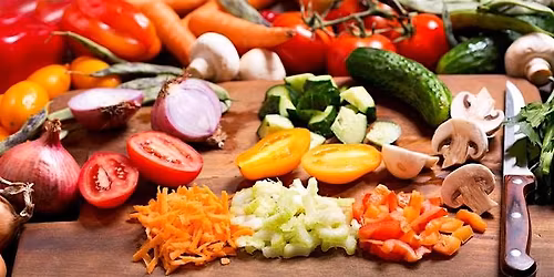 Knife skills at Auguste Escoffier School of Culinary Arts