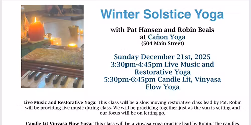 Winter Solstice Yoga
