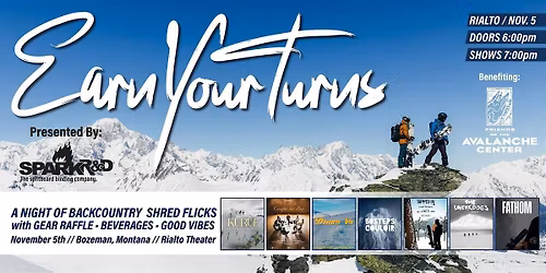 Earn Your Turns Presented by Spark R&D