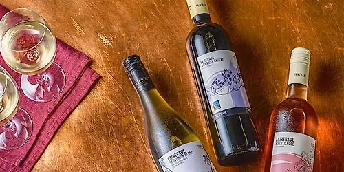 Fairtrade wine-tasting.