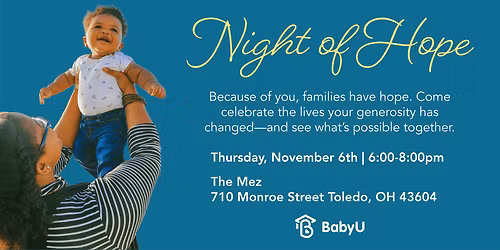 Baby University Night of Hope