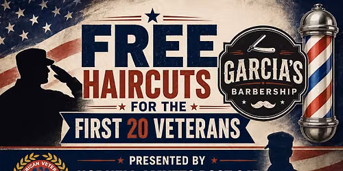 Free Haircuts for Veterans at Gar - Presented by AMVETS Post 245