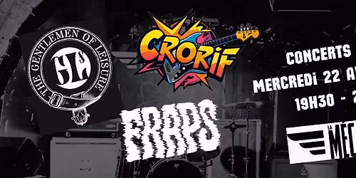 Soir\u00e9e ROCK ! The Gentlemen Of Leisure - CRORIF - FRAPS