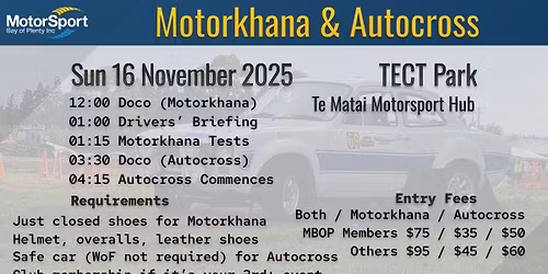 Motorkhana & Autocross
