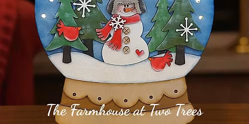 Two Trees DIY Clas: Winter Snow Globe (w\/Lights)