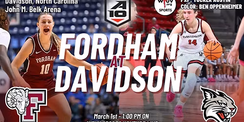 Fordham Rams Women's Basketball vs. Davidson Wildcats