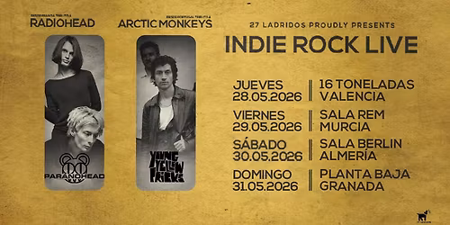 Indie Rock Live - Tributo a Radiohead y Arctic Monkeys en Valencia