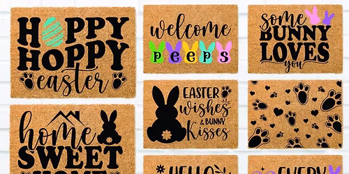 Spring Doormat Sip & Paint: Hickory Vines Winery