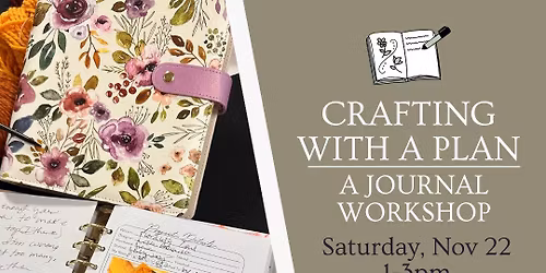 Crafting With a Plan A Journal Workshop