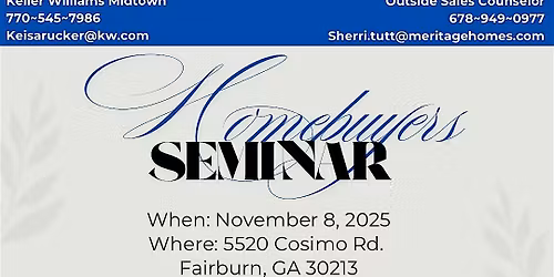 Lunch and Learn Homebuyers Seminar