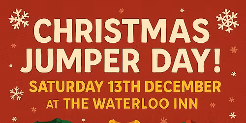 Christmas Jumper Day - Waterloo Saturday 13th December