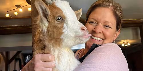 Goats in Sweaters Yoga in Asheville
