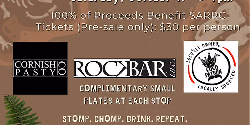 Roars and Pours Pub Crawl Fundraiser for SARRC