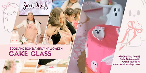 Pink Halloween CAKE Decorating Class