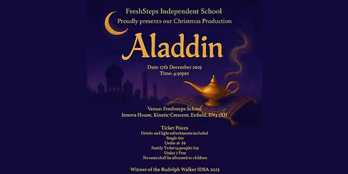 Aladdin Christmas Production !