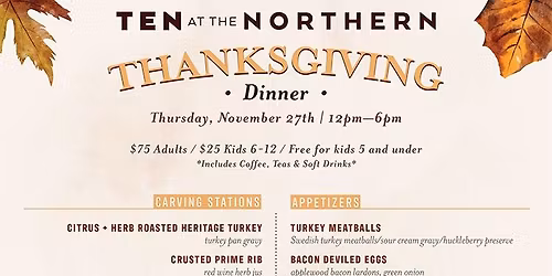 Thanksgiving Dinner Buffet