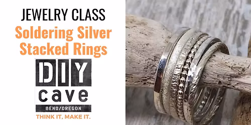 Intro to Jewelry Soldering - Silver Stacked Rings