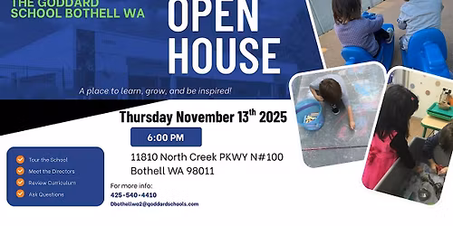 The Goddard School Bothell Open House