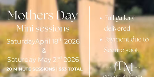Mother\u2019s Day Mini Sessions 
