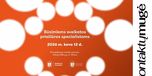 VU Medicinos fakulteto Kontakt\u0173 mug\u0117