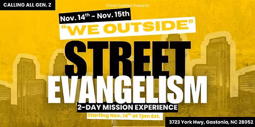 \u201cWe Outside\u201d 2-Day Mission Experience | Registration