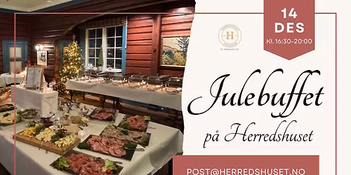 Julebuffet p\u00e5 Herredshuset\u2b50\ufe0f 14.desember